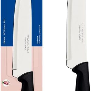 Tramontina 23426108 Faca Chef 8″, Preto