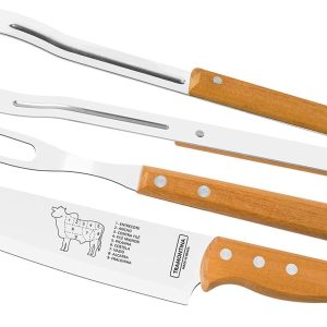 Jogo de Churrasco Tradicional 3 Peças – Tramontina