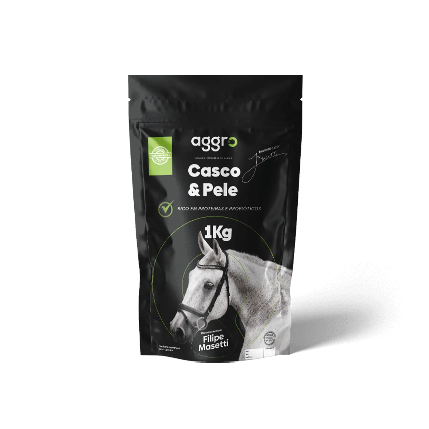 Aggro Horse Casco e Pele - Linha Filipe Masetti - 1kg