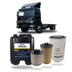 Kit Revisão Racor Diesel E Óleo Motor Mb Atego Om904