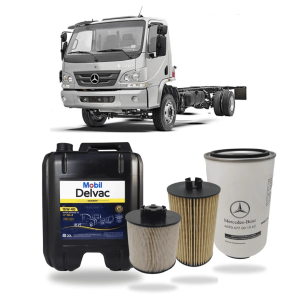 Kit Revisão Racor Diesel & Óleo Motor Mb Accelo Om904/om924