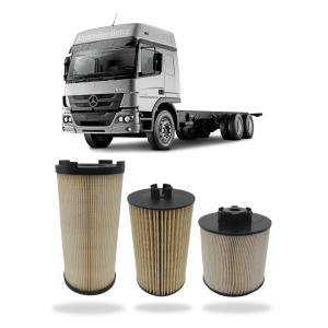 Kit Filtros Racor Diesel E Lubrificante Mb Atego Om904 / Om9