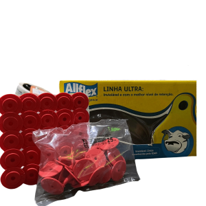 Conjunto Botton Btm Bsf Vermelho C/25 – Allflex