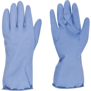 Luva Limpeza Latex Tam. P Azul Com Forro – Ca 36846 – Nove 45