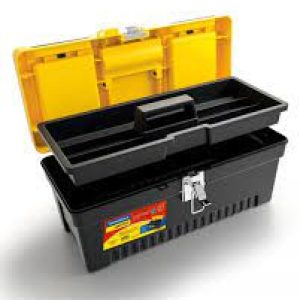 Caixa Plástica Para Ferramentas 17″ Tramontina Com Bandeja Removível – Tramontina