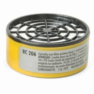 Filtro Cartucho Rc206 (tipo 1) Gases ácidos – Ca7072 – Carbografite