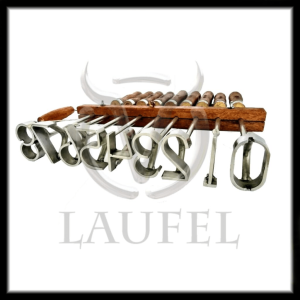 Numero Avulso Aço Inox – Numero 3 Padrão Brucelose – Laufel