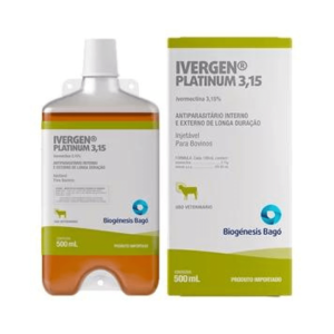 Ivergen Platinum 500ml Ivermectina 3,15% – Biogénesis Bagó