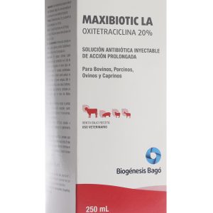 Maxibiotic Oxitetraciclina 20% 250ml – Biogénesis Bagó