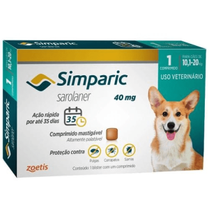 Simparic C/3 Comp. 40mg (10 A 20kg) – Simparic