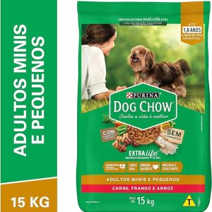 Ração Adulto Raça Mini/pequeno. Carne, Frando E Arroz 15kg – Dog Chow