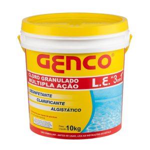 Cloro Granulado L.e Múltipla Ação 3 Em 1 – Genco