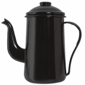 Bule Café Trad. 14 Esmaltado Preto Mãe ágata – Ewel