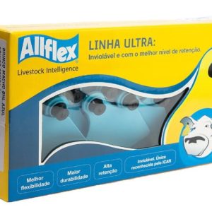 Brinco Médio C/numero Azul C/25 – Allflex