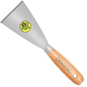 Espátula Rígida 6cm C/cabo Madeira – Tramontina