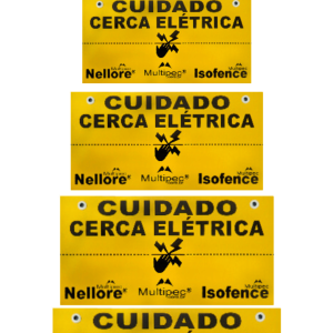 Placa De Advertência Com 5 – Nellore