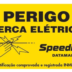 Placa Indicativa Cerca Eletr – Speedrite