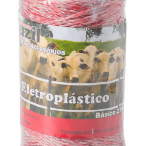 Fio Eletroplástico Vermelho 500mt – Fuzil