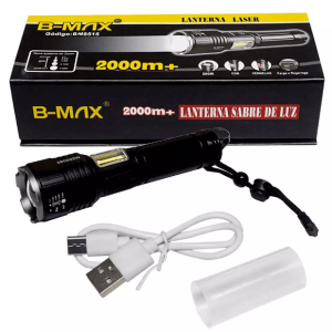Lanterna Bm8516 2000m+ Recarregável – B-max