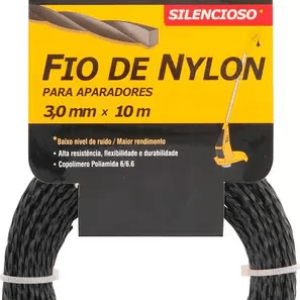 Fio De Nylon 3,0mmx10m Silencioso – Vonder