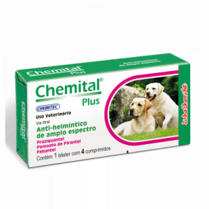 Chemital Plus Cães Adulto C/4 Comp – Chemical