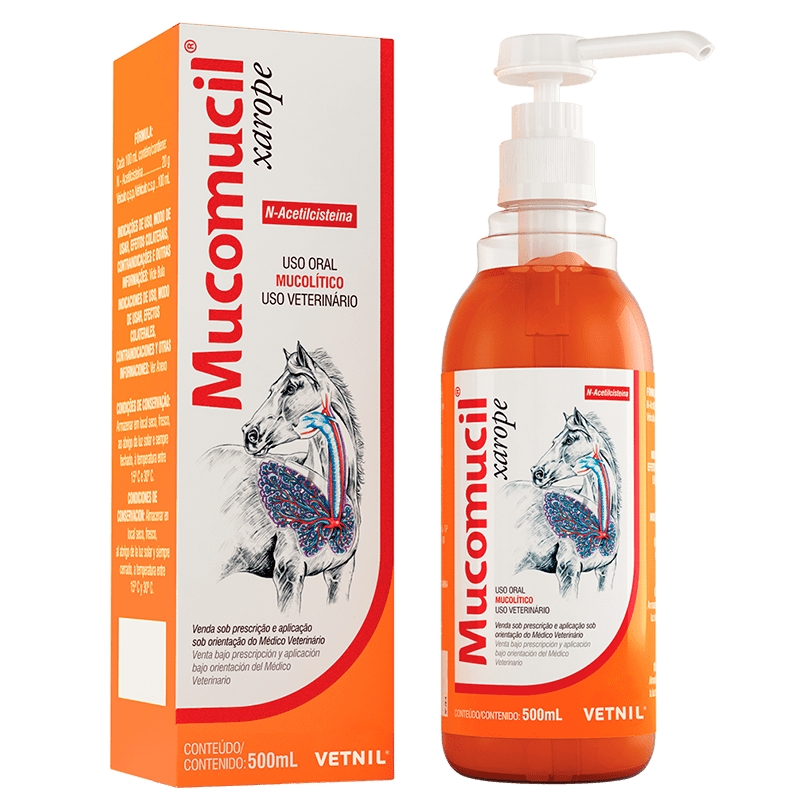 Mucomucil Xarope 500ml – Vetnil