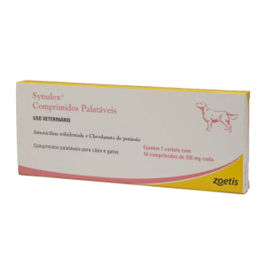 Synulox (pet) 250mg Com 10 Cápsulas – Zoetis