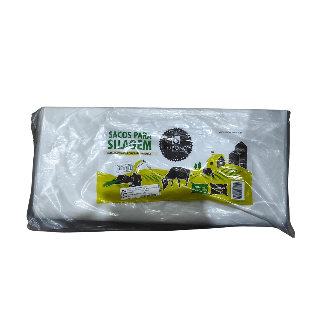 Saco P/silagem 60x100 200micras 50un - Dubono