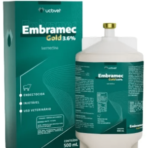 Embramec Gold Ivermectina 3,6% 500ml – Ucbvet
