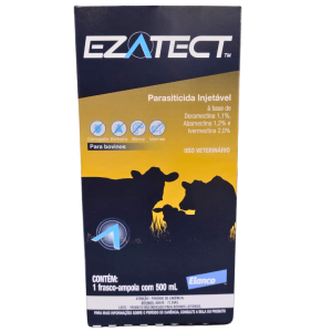 Ezatect Parasiticida Inj 500ml Doramectina 1,1%/abamectina 1,2%/ivermectina 2,0% – Elanco