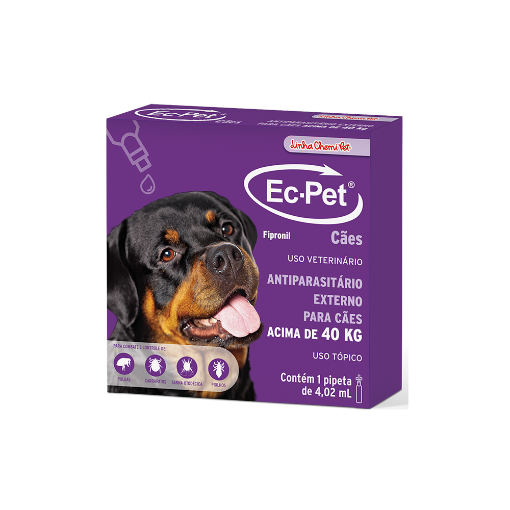 Ec Pet Antiparasitário Externo 4,02ml (acima De 40kg) - Chemipet