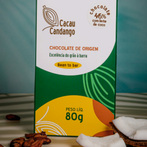 Chocolate 46% ao leite de coco