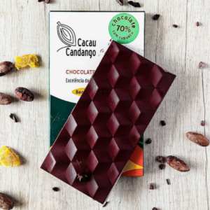 Chocolate Cacau Candango 70% com cupuaçu 80g