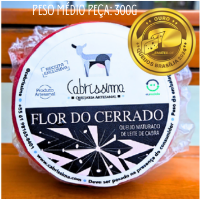 Queijo de Leite de Cabra FLOR DO CERRADO
