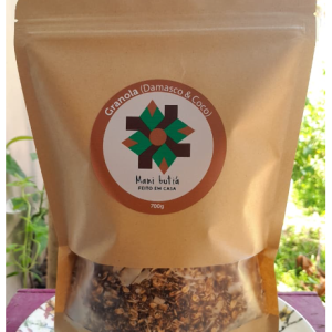 Granola de coco, damascos e chia – 700g