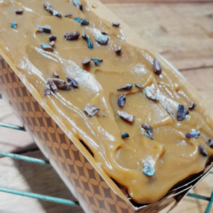 Bolo de café e doce de leite