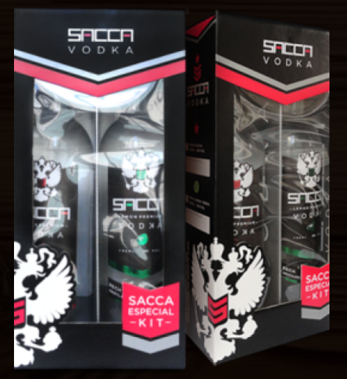 Sacca Vodka Kit com 2 Garrafas
