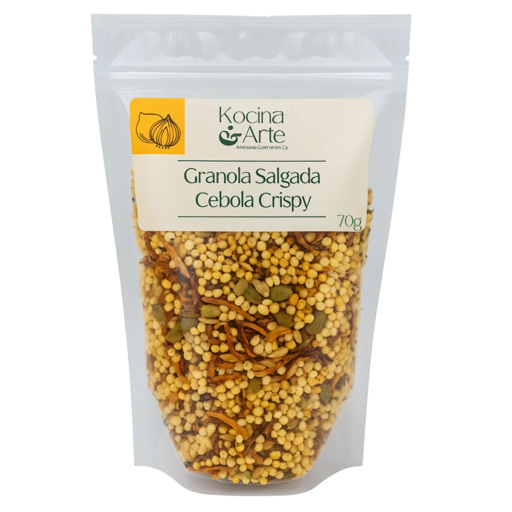 Granola Salgada de Cebola Crispy - 70g