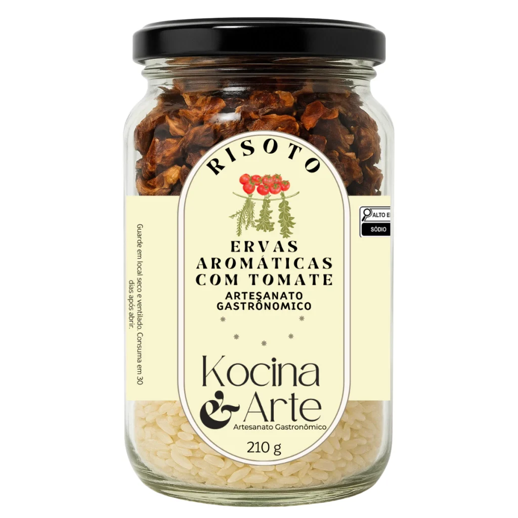 Risoto de Ervas Aromáticas e Tomate 210g