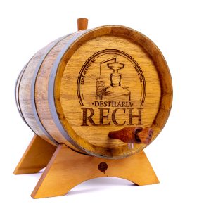 Barril 5 litros Carvalho Argola Galvanizada