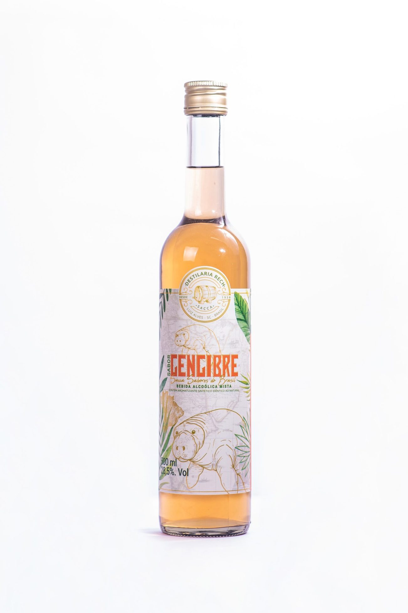 Bebida Alcoolica Mista 500ml Sabor Gengibre