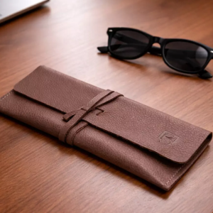 Estojo Porta Óculos Case Couro Legítimo Proteção Premium