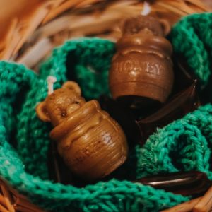 Velinha de cera de abelha