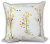 Capa de almofada Ipê Amarelo com Bem-te-vi – 45×45 bordada à mão