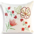 Capa de almofada Flores do Cerrado – 45×45 bordada à mão