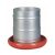 Comedouro Aves 5kg Tub.metal Base Plástica
