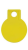 Medalhão Para Colar Pequeno Oval Ibéria Amarelo Liso C/25 – Agrozootec